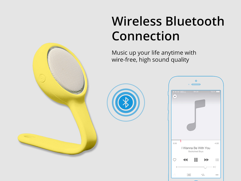 MILI SOUNDMATE BLUETOOTH SPEAKER WITH 4 HOLDERS