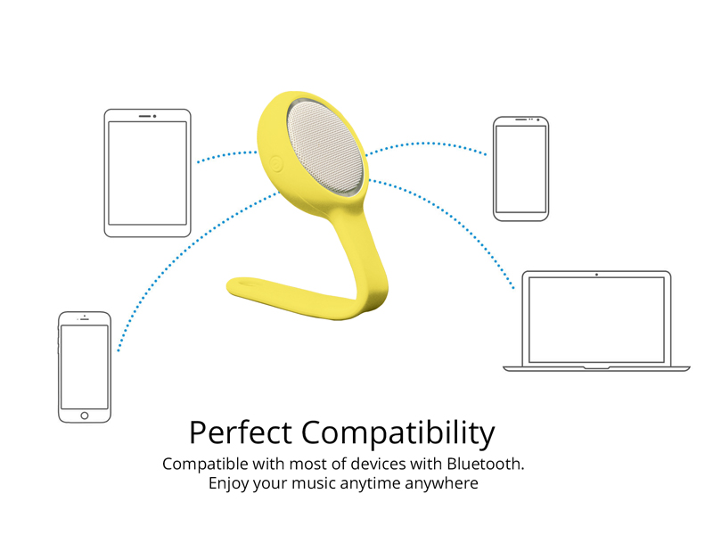 MILI SOUNDMATE BLUETOOTH SPEAKER WITH 4 HOLDERS