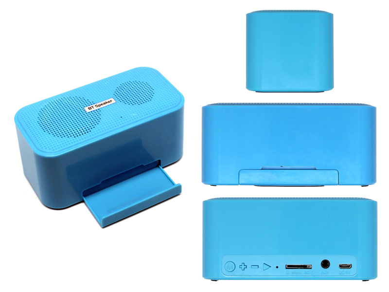 WIRELESS PORTABLE SPEAKERS WITH PHONE HOLDER