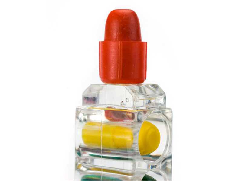 6 COLOR BULLET SHAPE WAX CRAYON