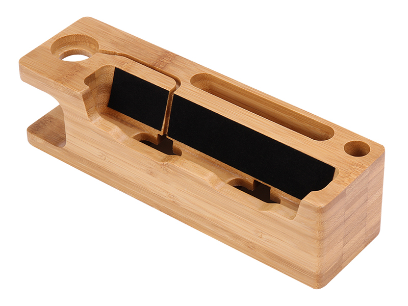 Wooden Charging Dock Station & Phone Stand