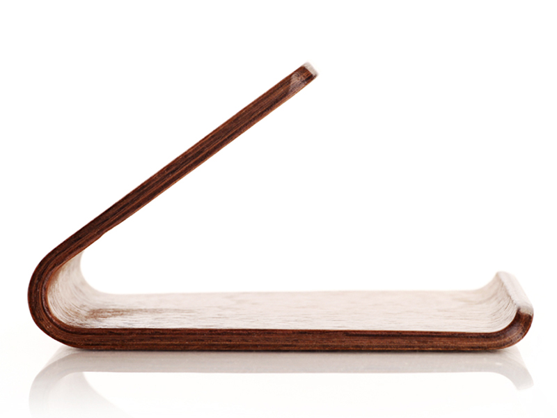 LIGHTWEIGHT SLIM WOODEN MOBILE PHONE STAND