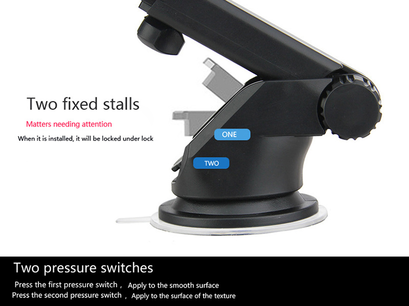 CAR PHONE HOLDER WITH SUCTION CUP