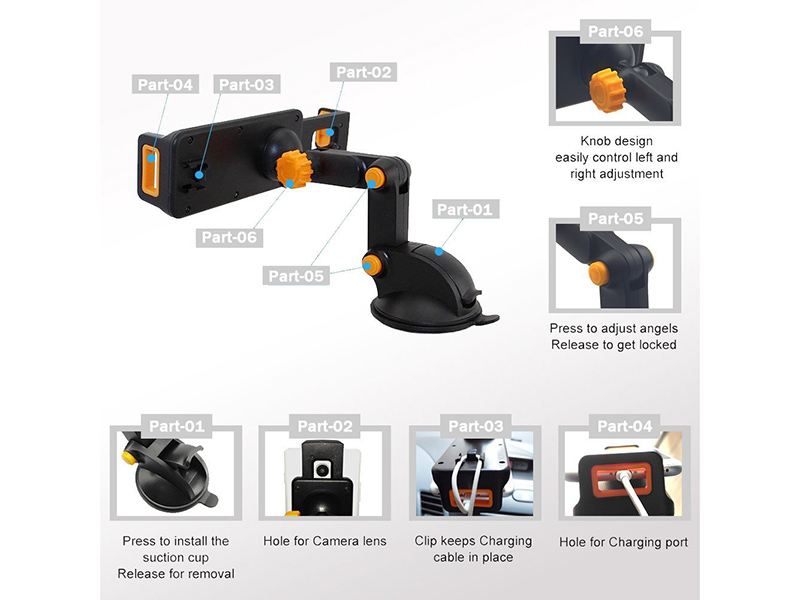 EXCAVATOR LONG ARM UNIVERSAL CAR HOLDER