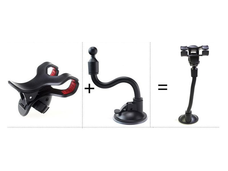 ADJUSTABLE CAR WINDSHIELD PHONE HOLDER