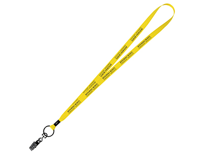 Metal Bulldog Clip Lanyard 