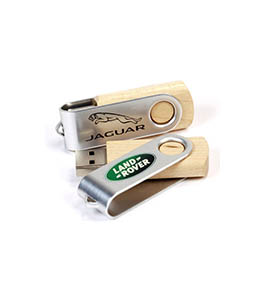 WOODEN TWISTER USB FLASH DRIVE