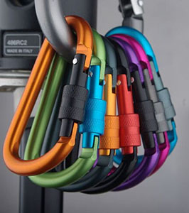 D SHAPE COLORFUL CARABINEER