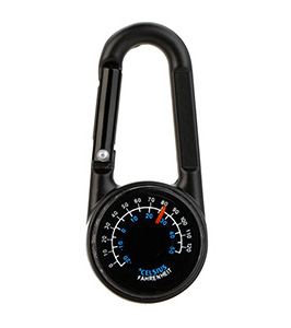 3 IN 1 DOUBLE SIDED MINI COMPASS CARABINEER