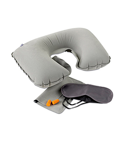 PILLOW, EYE MASK & PLUGS SET