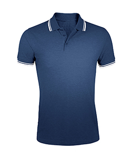 CONTRASTING STRIPES POLO SHIRT