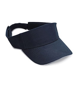 BRUSHED COTTON SANDWICH VISOR