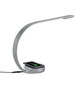LED desk lamp with QI wireless charging 
