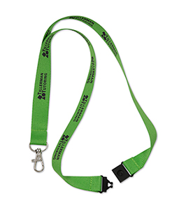 Polyester Lanyard With Metal Hook & Plastic Buckle
