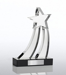 Crystal Trophy - Shooting Star