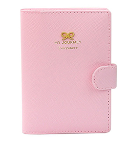 SWEET BOWKNOT CROWN BUCKLES PASSPORT HOLDE