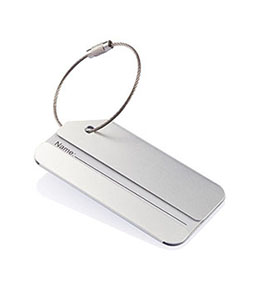 ALUMINIM LUGGAGE TAG