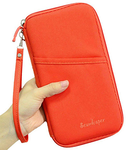 WATERPROOF NYLON TRAVEL CLUTCH